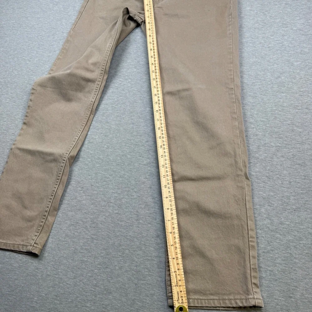 Levis 511 Slim Fit Pants Mens 33x32 Tan Khaki Stretch Cotton 04511-5878